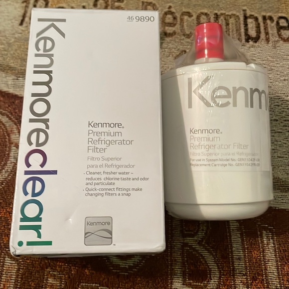 KENMORE CLEAR! 9890 Premium Refrigerator Water Filter NEW - Picture 6 of 7